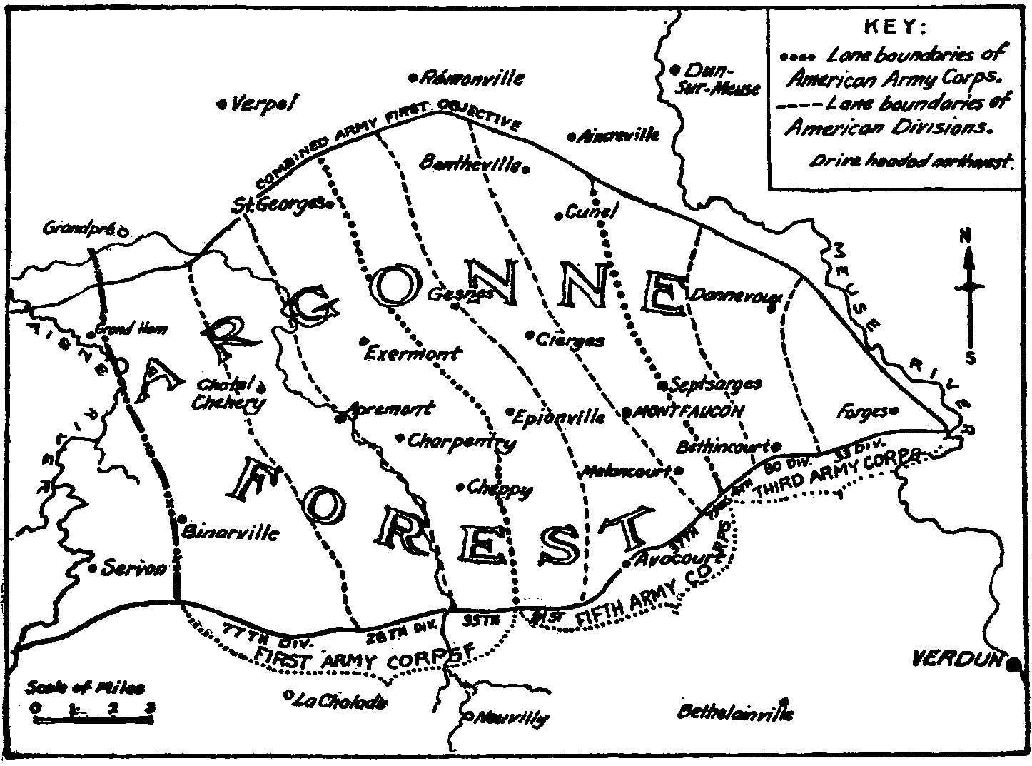 Argonne Forest Map